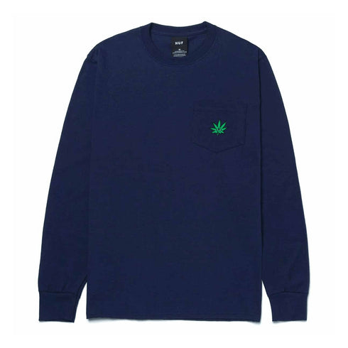 Huf Green Buddy Pocket - Navy - Streetart.fr