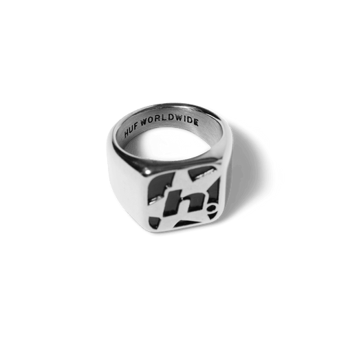 Huf H Star Ring Silver - Streetart.fr