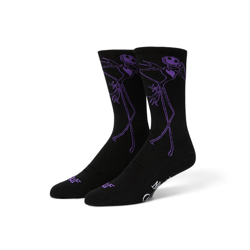 Huf Jack Sellington Crew Socks - Black - Streetart.fr