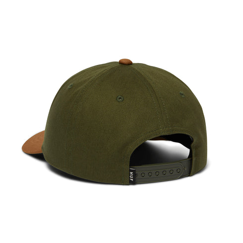 Huf Melt 5 Panel Snapback Casquette - Green - Streetart.fr