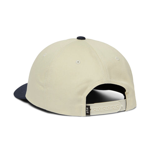 Huf Melt 5 Panel Snapback Casquette - Natural - Streetart.fr