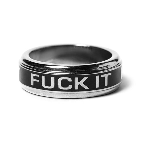 Huf Mono Ring Bague - Silver - Streetart.fr