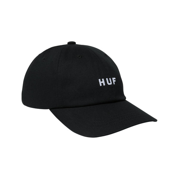 Huf Set Og Cv 6 Panel Cap Casquette - Black - Streetart.fr