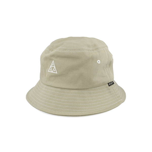 Huf Set Tt Bucket Hat Oatmeal White — casquette