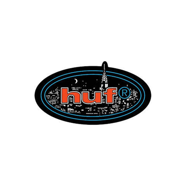Huf Sticker City Lights Black — stickers