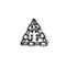 Huf Sticker Hard Links White - Streetart.fr