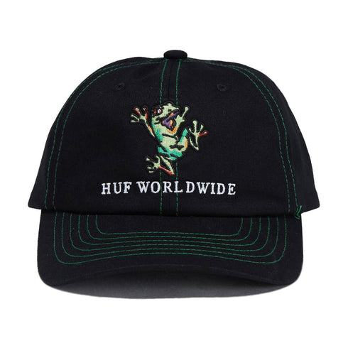 Huf Stuck On You 6 Panel Cv Hat Cap - Black - Streetart.fr