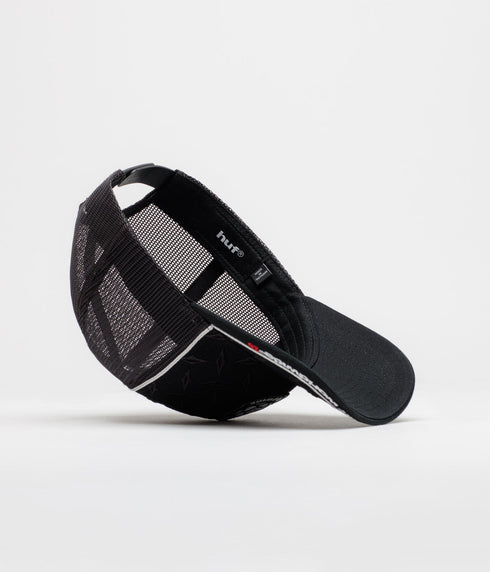 Huf Urethan Trucker Cap - Black - Streetart.fr