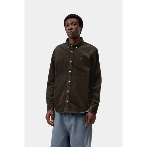 Carhartt WIP L/S Madison Cord Shirt - Tobacco Niviere - I029958_47_XX