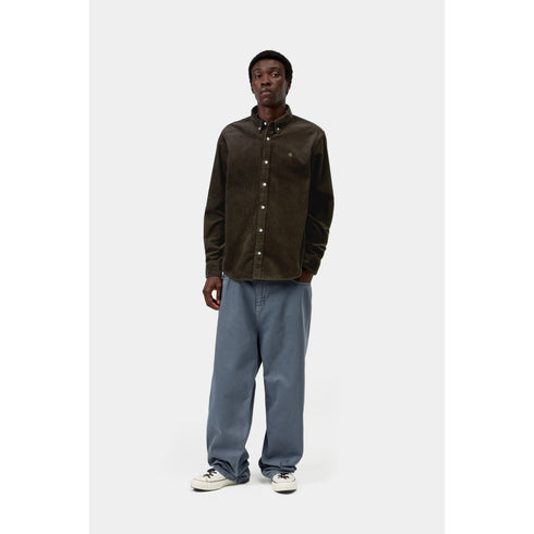 Carhartt WIP L/S Madison Cord Shirt - Tobacco Niviere - I029958_47_XX