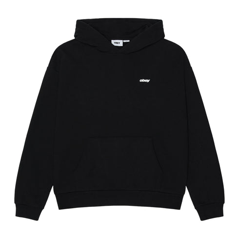Obey Intercontinental Extra Heavy Hood - Black