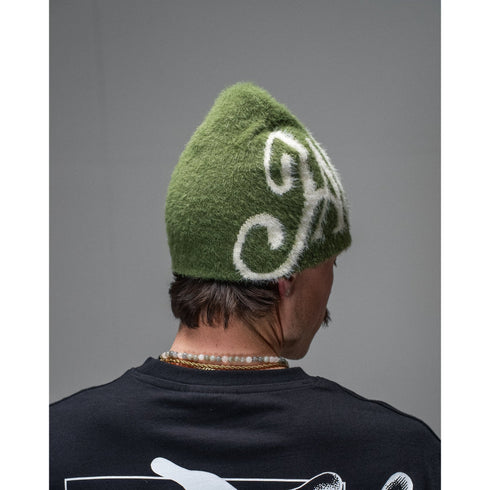 Jacker Blue Mohair Beanie - Green - Streetart.fr