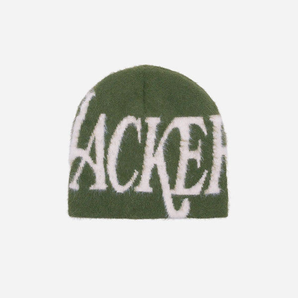 Jacker Blue Mohair Beanie - Green - Streetart.fr
