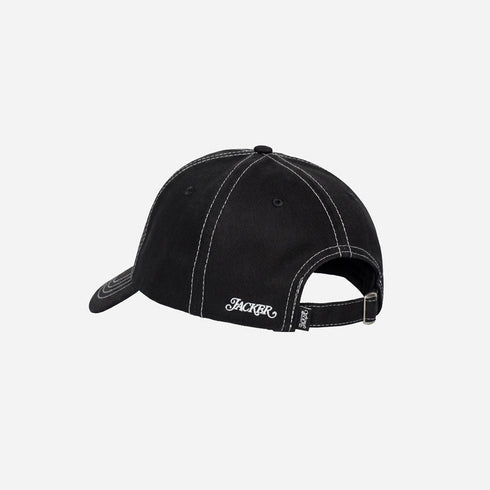 Jacker Classic Logo Cap - Black - Streetart.fr