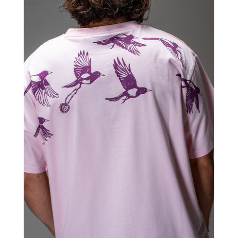 Jacker D.Birds Cooper T-Shirt - Pink - Streetart.fr