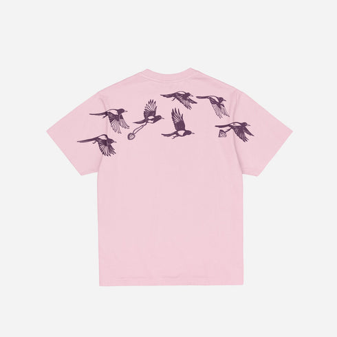 Jacker D.Birds Cooper T-Shirt - Pink - Streetart.fr