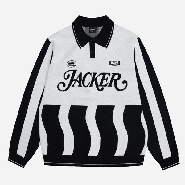 Jacker Deal Polo Knit - Beige - Streetart.fr