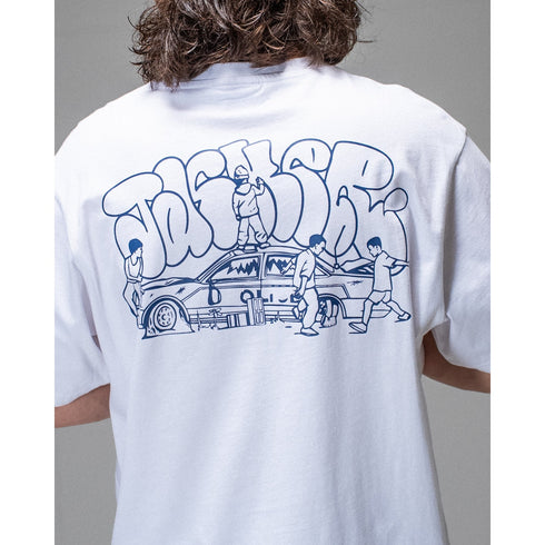 Jacker Education First T-Shirt - White - Streetart.fr