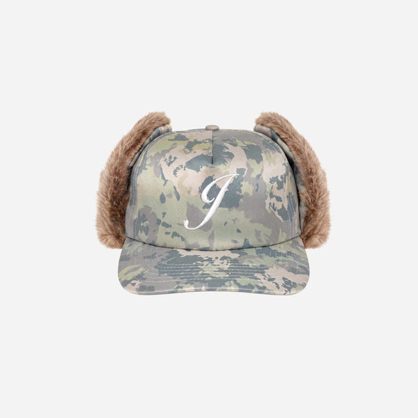 Jacker Flap Ear 5 Panel Snapback Cap - Desert Camo - Streetart.fr