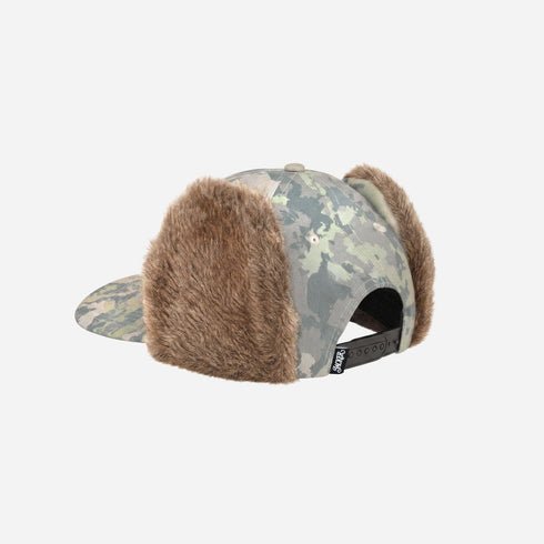 Jacker Flap Ear 5 Panel Snapback Cap - Desert Camo - Streetart.fr