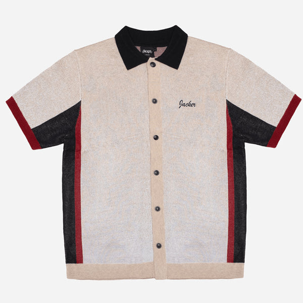 Jacker Pba Polo Knit - Beige - Streetart.fr