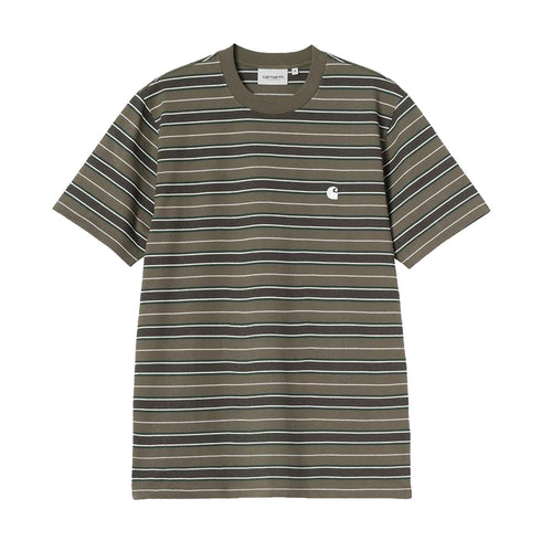 Carhartt WIP S/S Bronson T-Shirt - Bronson Stripe / Cypress