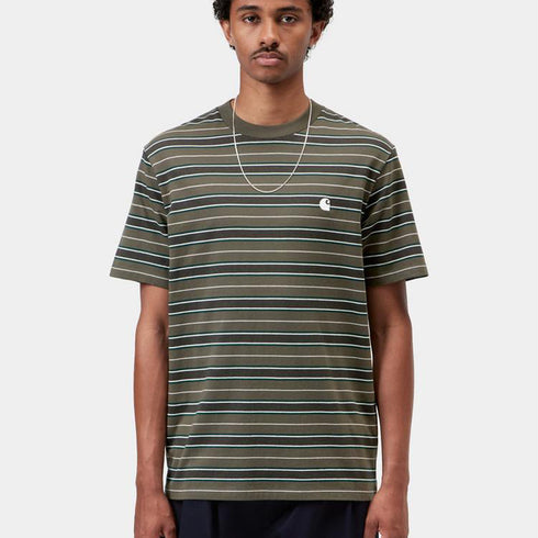 Carhartt WIP S/S Bronson T-Shirt - Bronson Stripe / Cypress