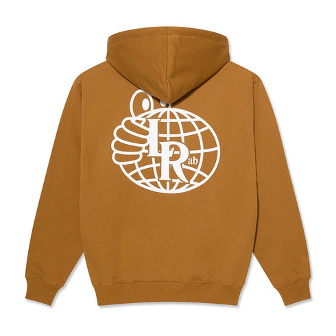 Last Resort Ab Altlas Monogram Hoodie Sweat A Capuche - Golden Brown / White - Streetart.fr