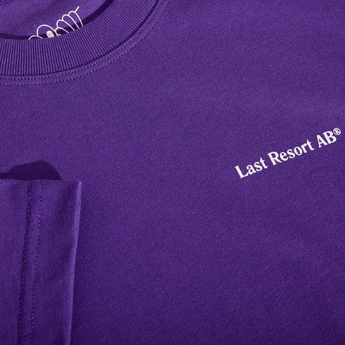 Last Resort Ab Atlas Monogram T-Shirt Heliotrope / White - Streetart.fr