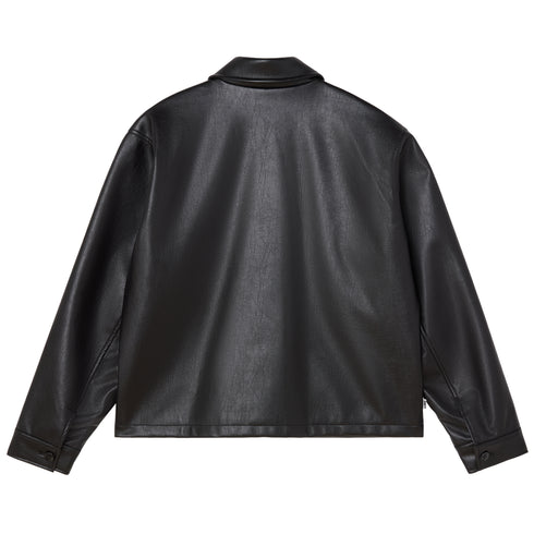 Obey Workman Pu Jacket - Black