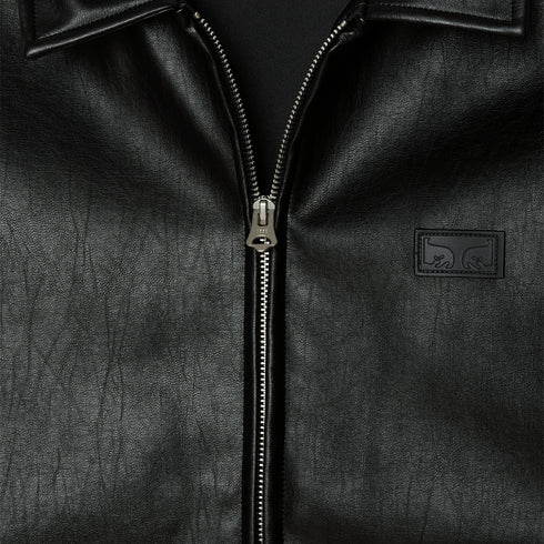 Obey Workman Pu Jacket - Black