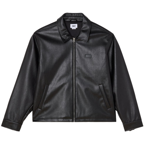 Obey Workman Pu Jacket - Black