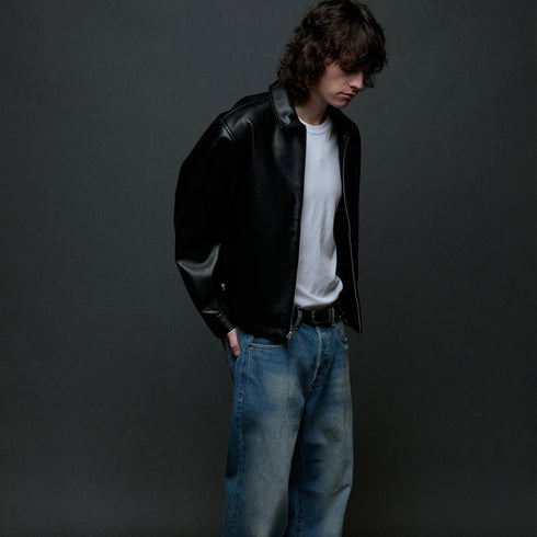 Obey Workman Pu Jacket - Black