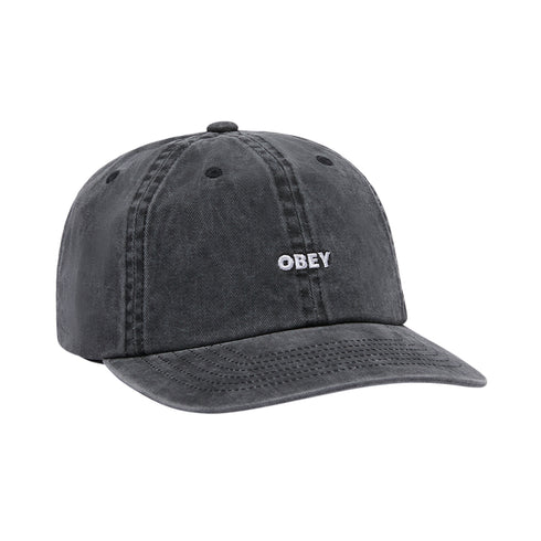 Obey Pigment Oeby Bold 6 Panel Sb Cap - Black
