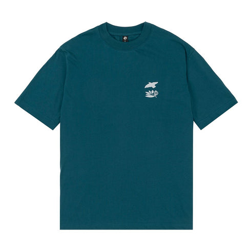 Magenta Aerial T-Shirt - Petrol Blue - Streetart.fr