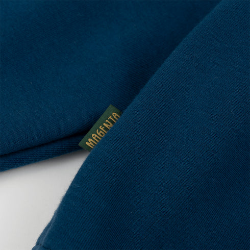 Magenta Sequence Crewneck Sweatshirt - Petrol Blue - Streetart.fr