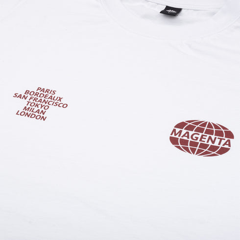 Magenta World T-Shirt - White - Streetart.fr