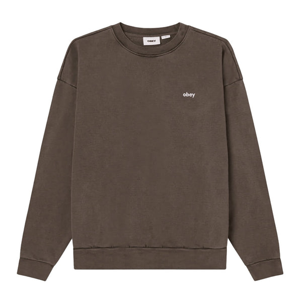 Obey Lowercase Pigment Crew Digital Black