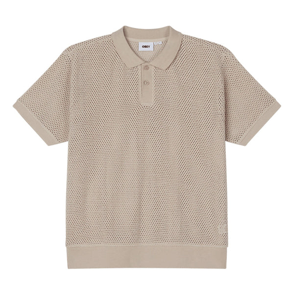Obey Saratoga Mesh Manches Courtes - Silver Grey