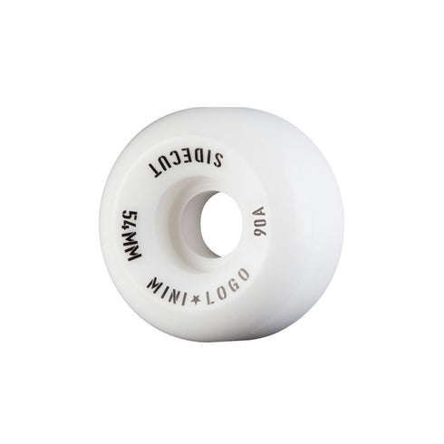 Mini Logo Wheels (Jeu De 4) 54Mm Sidecut Hybrid Iii 90A - White