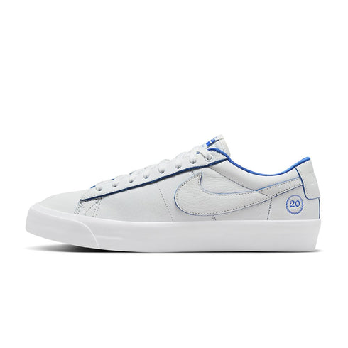 Nike Sb Blazer Low Pro Gt Prm Summit White / Game Royal - Summit White - Streetart.fr