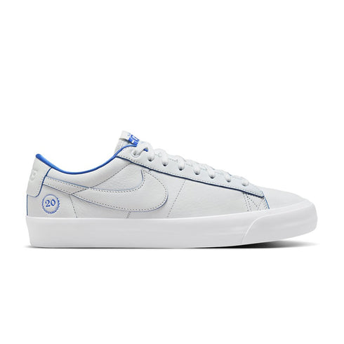 Nike Sb Blazer Low Pro Gt Prm Summit White / Game Royal - Summit White - Streetart.fr