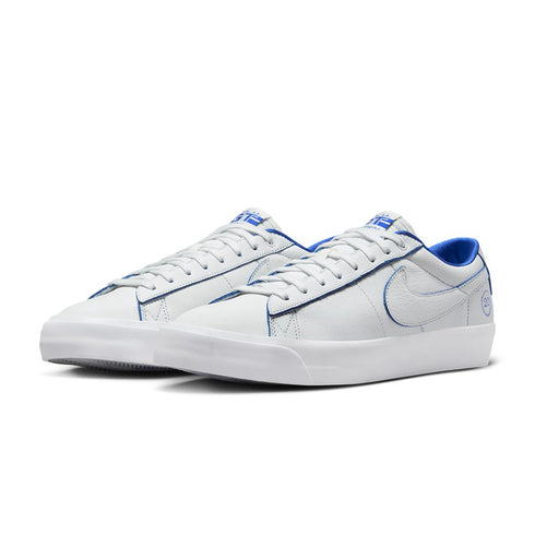 Nike Sb Blazer Low Pro Gt Prm Summit White / Game Royal - Summit White - Streetart.fr