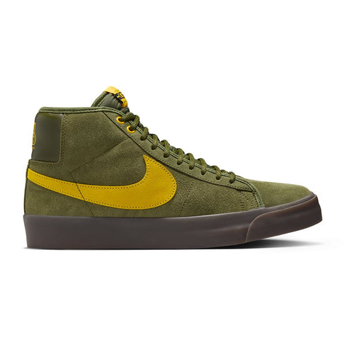 Nike Sb Blazer Mid Qs Antihero Rough Green / Amarillo - Rough Green - Streetart.fr