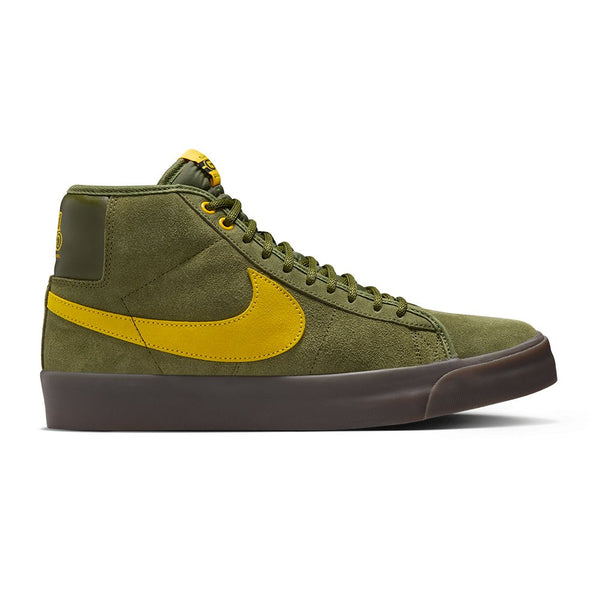 Nike Sb Blazer Mid Qs Antihero Rough Green / Amarillo - Rough Green - Streetart.fr