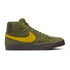 Nike Sb Blazer Mid Qs Antihero Rough Green / Amarillo - Rough Green - Streetart.fr