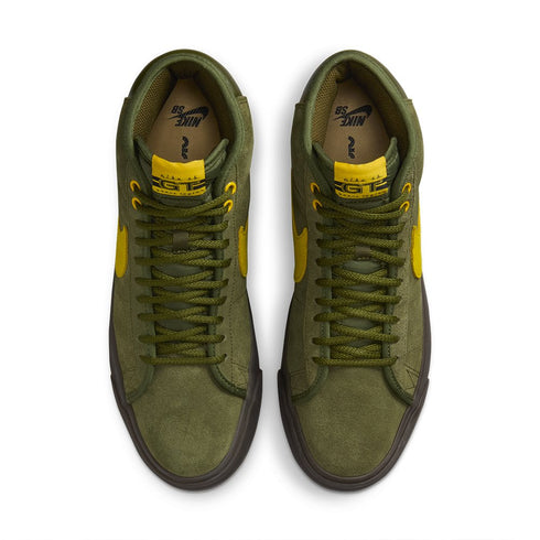 Nike Sb Blazer Mid Qs Antihero Rough Green / Amarillo - Rough Green - Streetart.fr