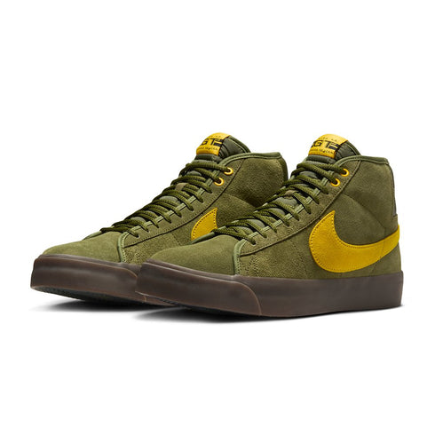 Nike Sb Blazer Mid Qs Antihero Rough Green / Amarillo - Rough Green - Streetart.fr