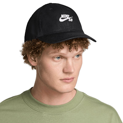 Nike SB Club Cap - Black / White - Streetart.fr