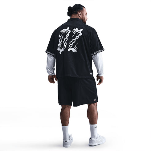 Nike Sb Df Jacquard Jersey Top T-Shirt - Black / Black /White - Streetart.fr